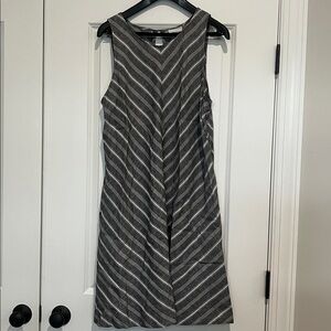 Liz Claiborne Sleeveless Denim-Look Nautical Knot Shirtdress - Size L